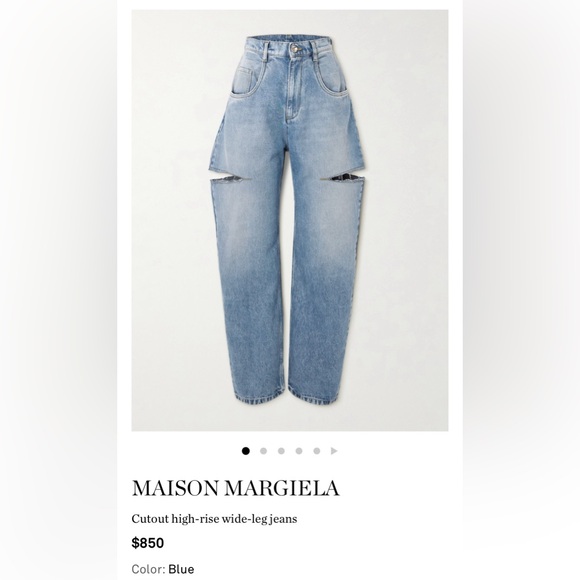 MAISON margiela cut out Jeans - Picture 2 of 12
